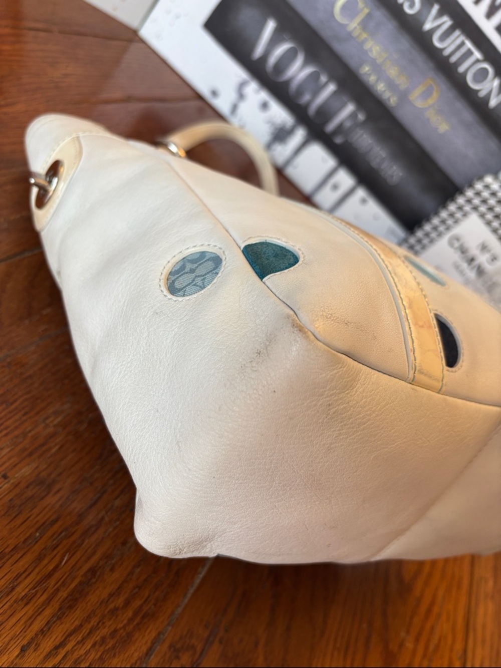 RARE Coach Limited Edition Polka Dot Gallery Tote & Matching Wristlet Set – Y2K - Picture 8 of 12